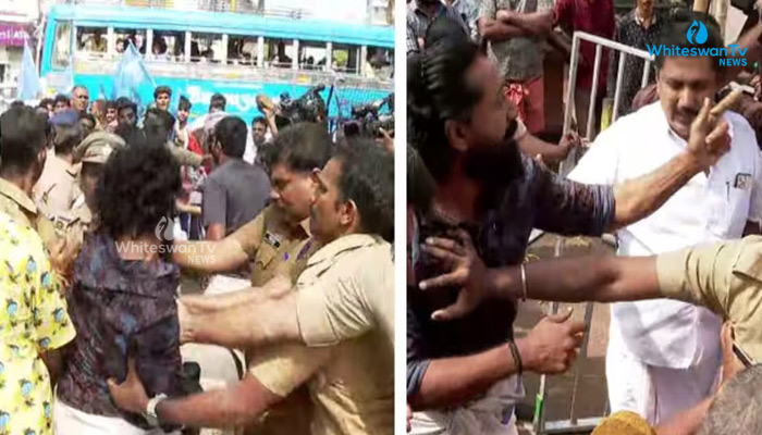 Image: Youth Congress – BJP confrontation in Thrissur