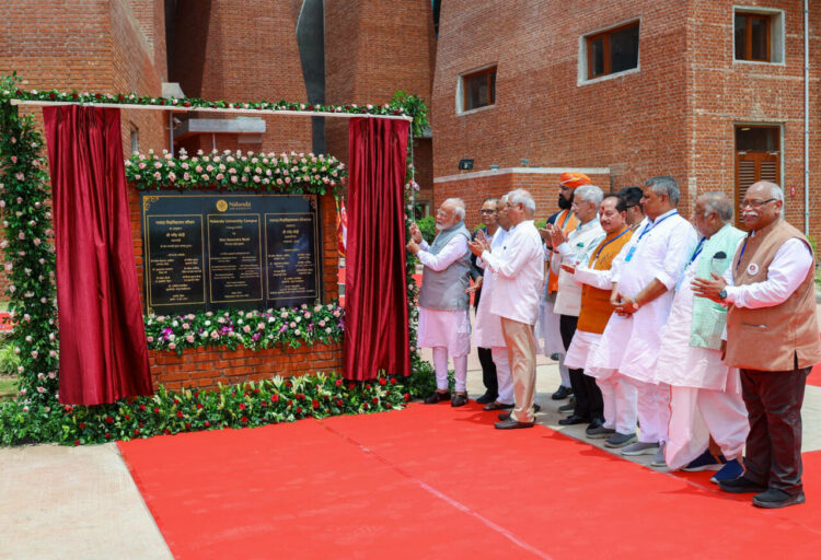 PM inaugurates new campus of Nalanda University at Rajgir, in Bihar on June 19, 2024.